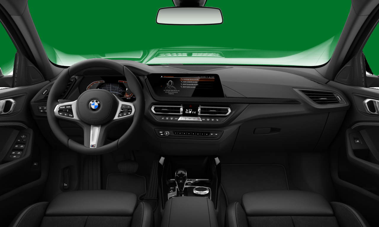 Interior of BMW 120i (F40), VIN WBA7K510007J73302