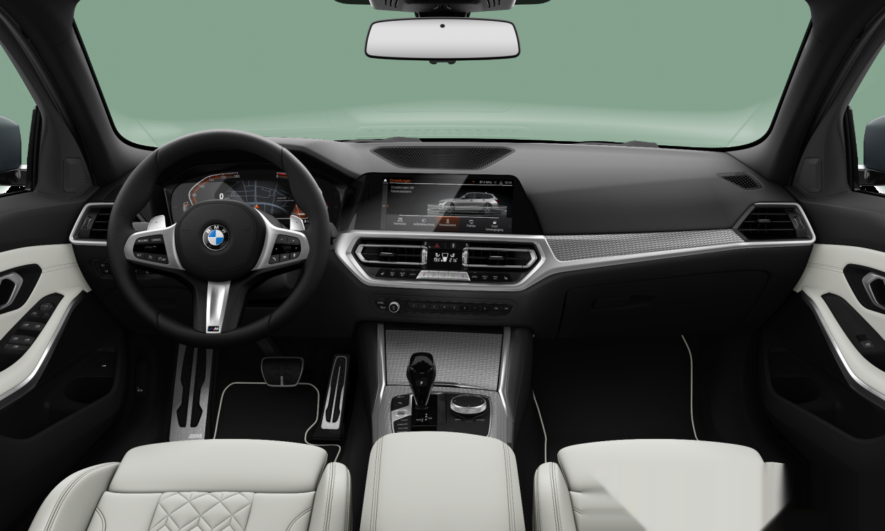 Interior of 2021 BMW 320d (G21), VIN WBA11DZ070FL53387