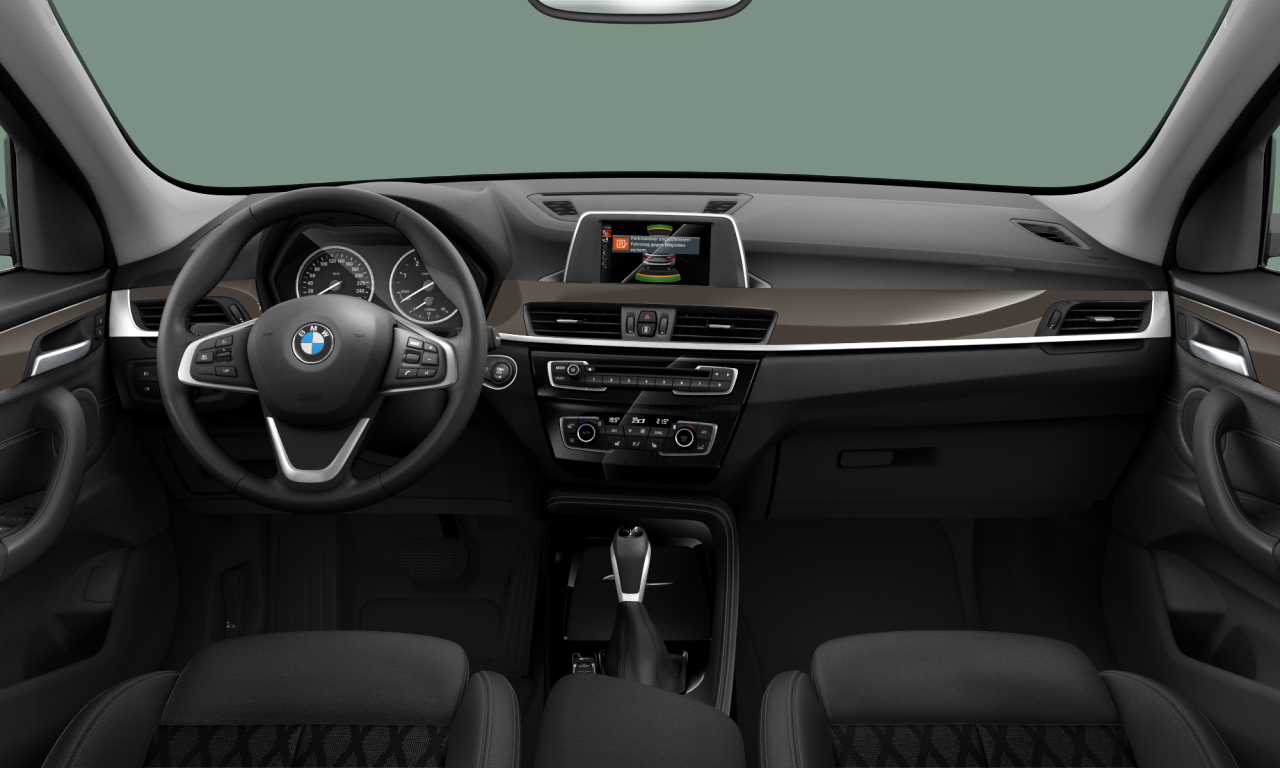 Interior of 2017 BMW X1 xDrive18d (F48), VIN WBAHT910705J03848