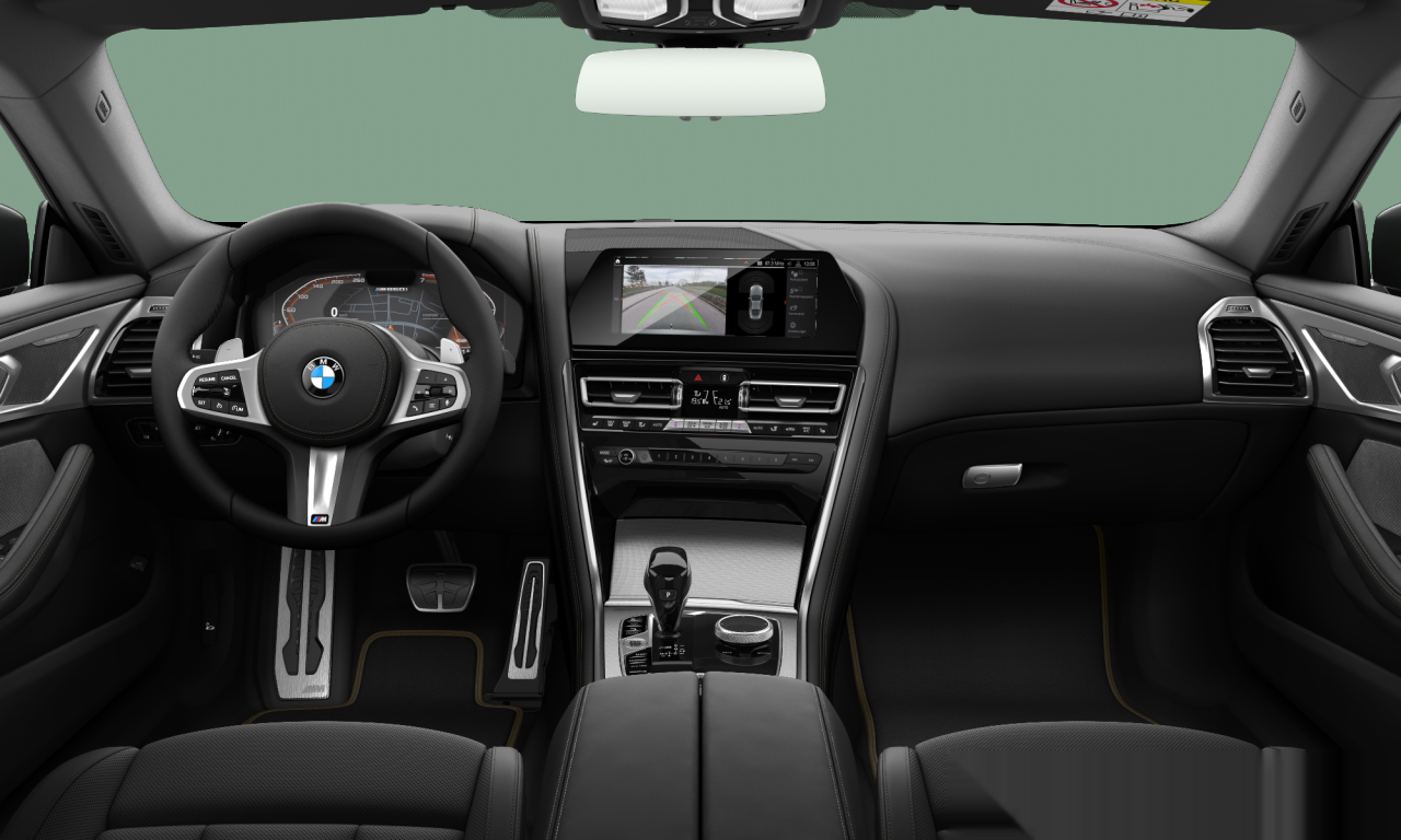 Interior of 2019 BMW M850i xDrive (G15), VIN WBABC410X0BW68346