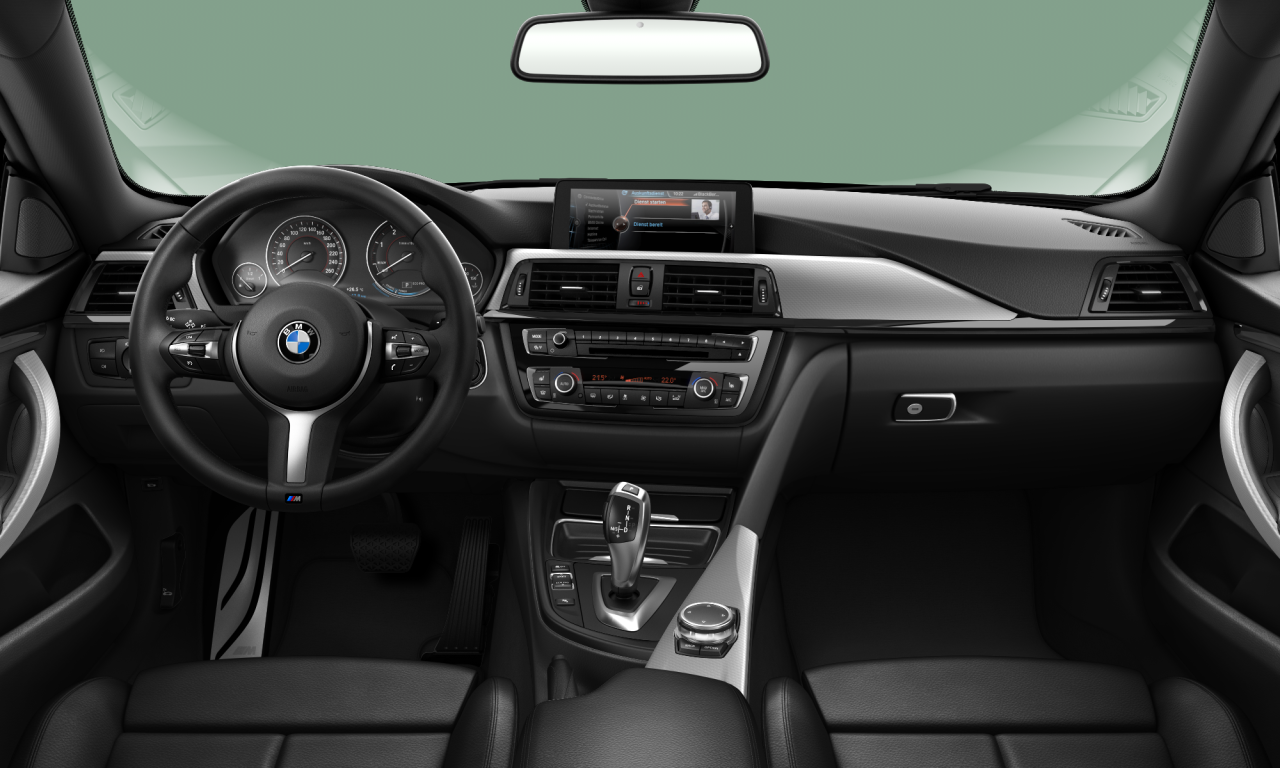 Interior of BMW 420d xDrive (F36), VIN WBA4B71030D957019