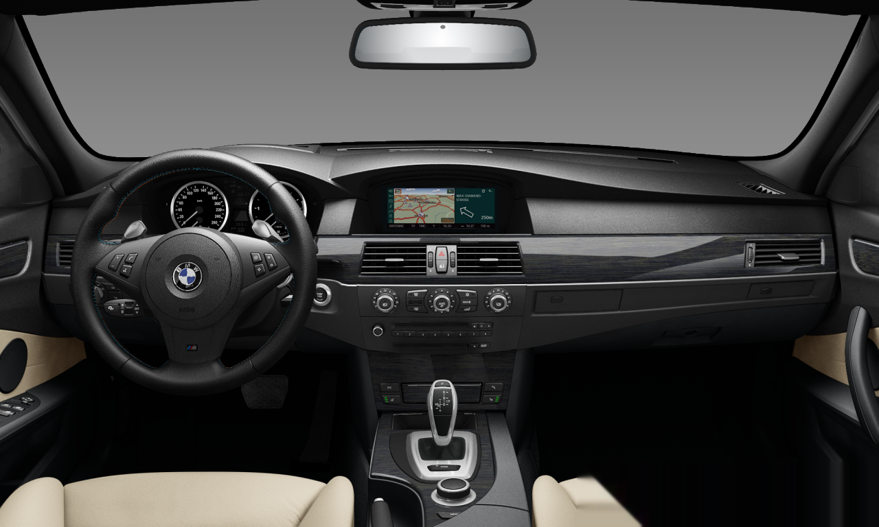 Interior of 2008 BMW 530d (E60 (MUE)), VIN WBANX71060CS65767