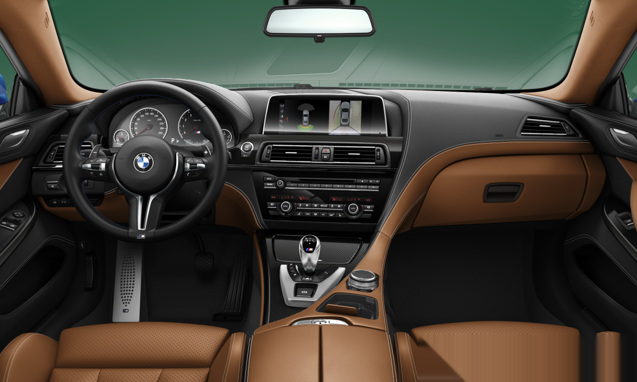 Interior of 2017 BMW M6 (F13 (M6)), VIN WBS6J91070D938525
