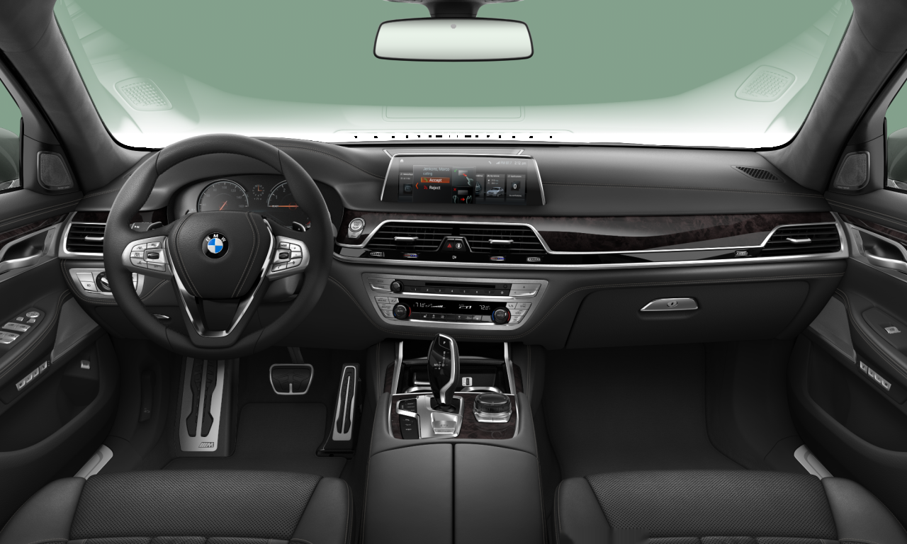 Interior of 2017 BMW 750Li xDrive (G12), VIN WBA7F2C59JB238254