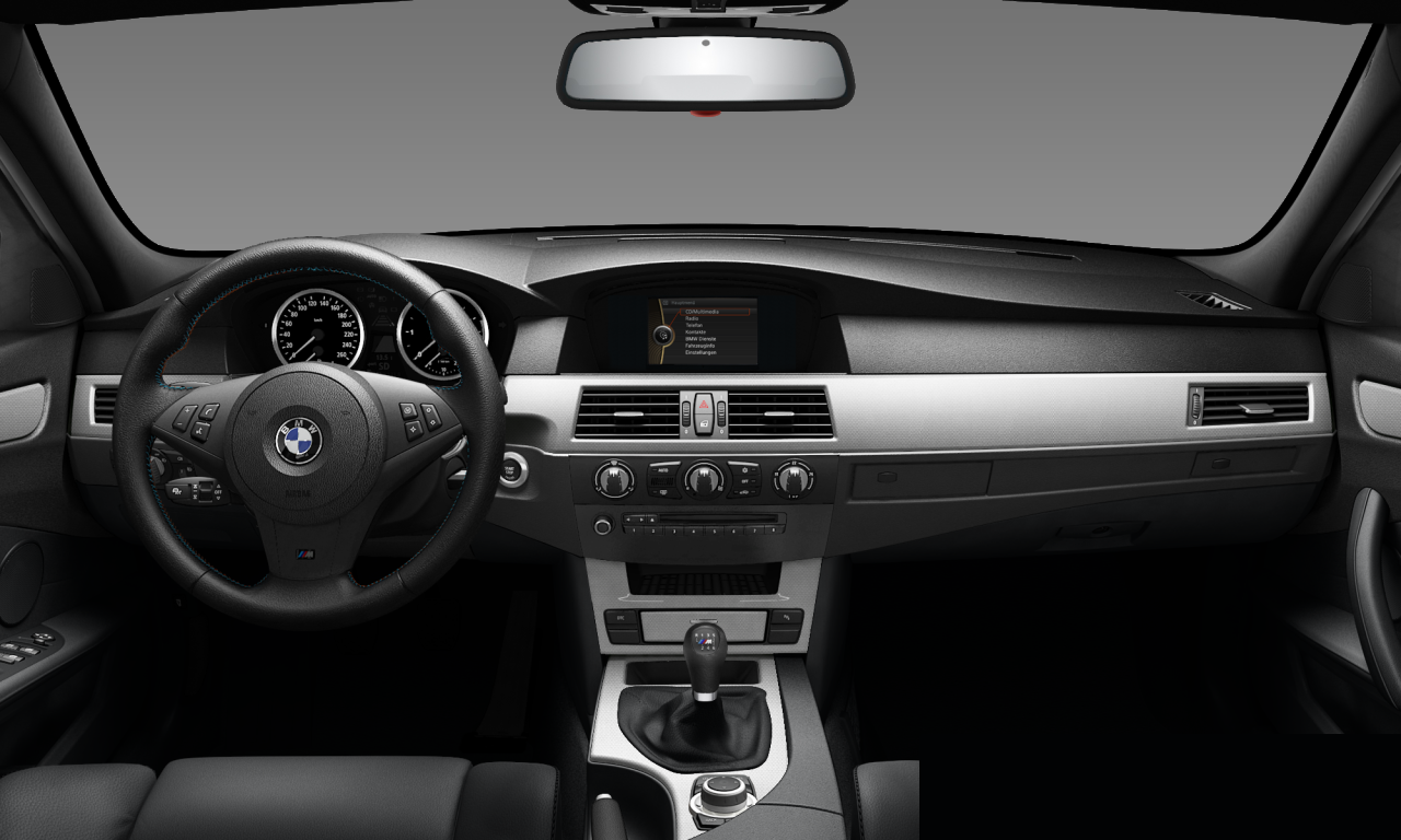 Interior of BMW 520d (E60 (MUE)), VIN WBANX320X0C039593