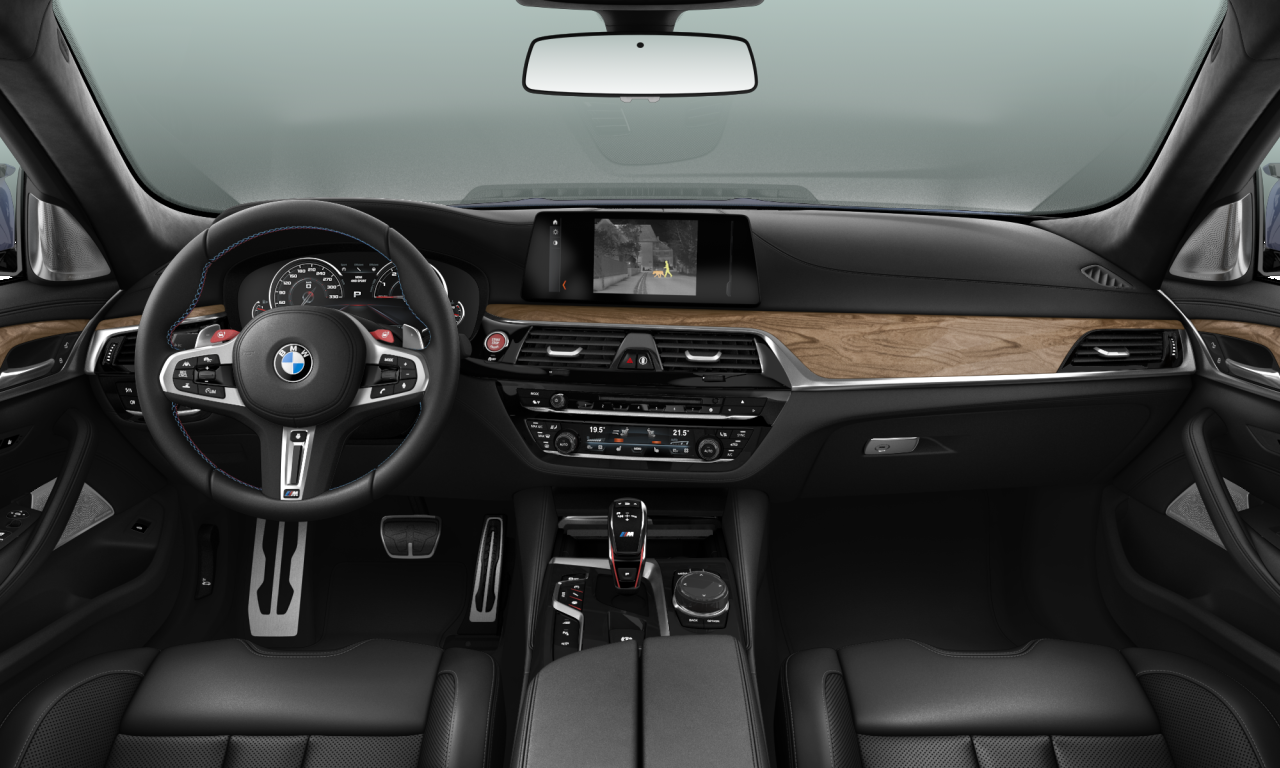Interior of 2018 BMW M5 (F90), VIN WBSJF01000BS90660