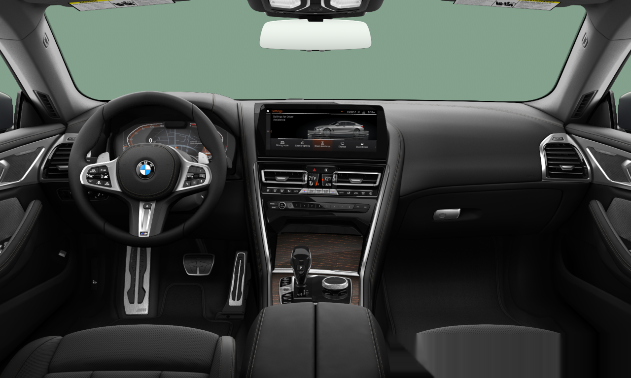 Interior of BMW 840i xDrive (G16), VIN WBAGV4C07LCD81075
