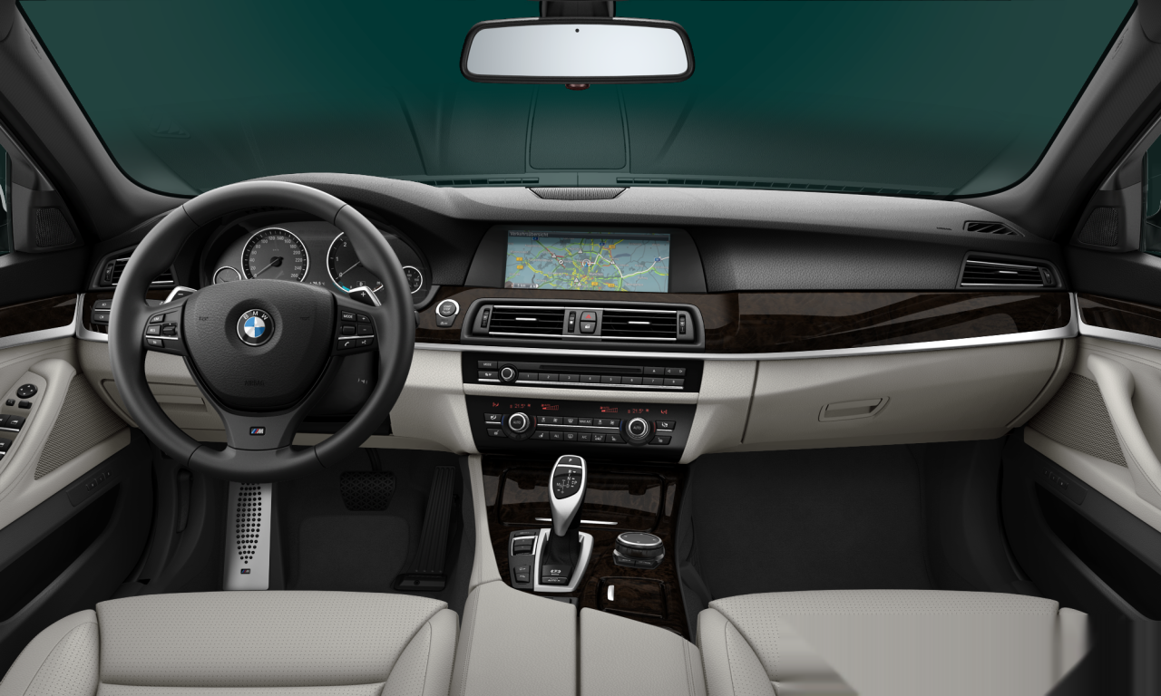 Interior of BMW 530d xDrive (F11), VIN WBAMW910X0DV00255
