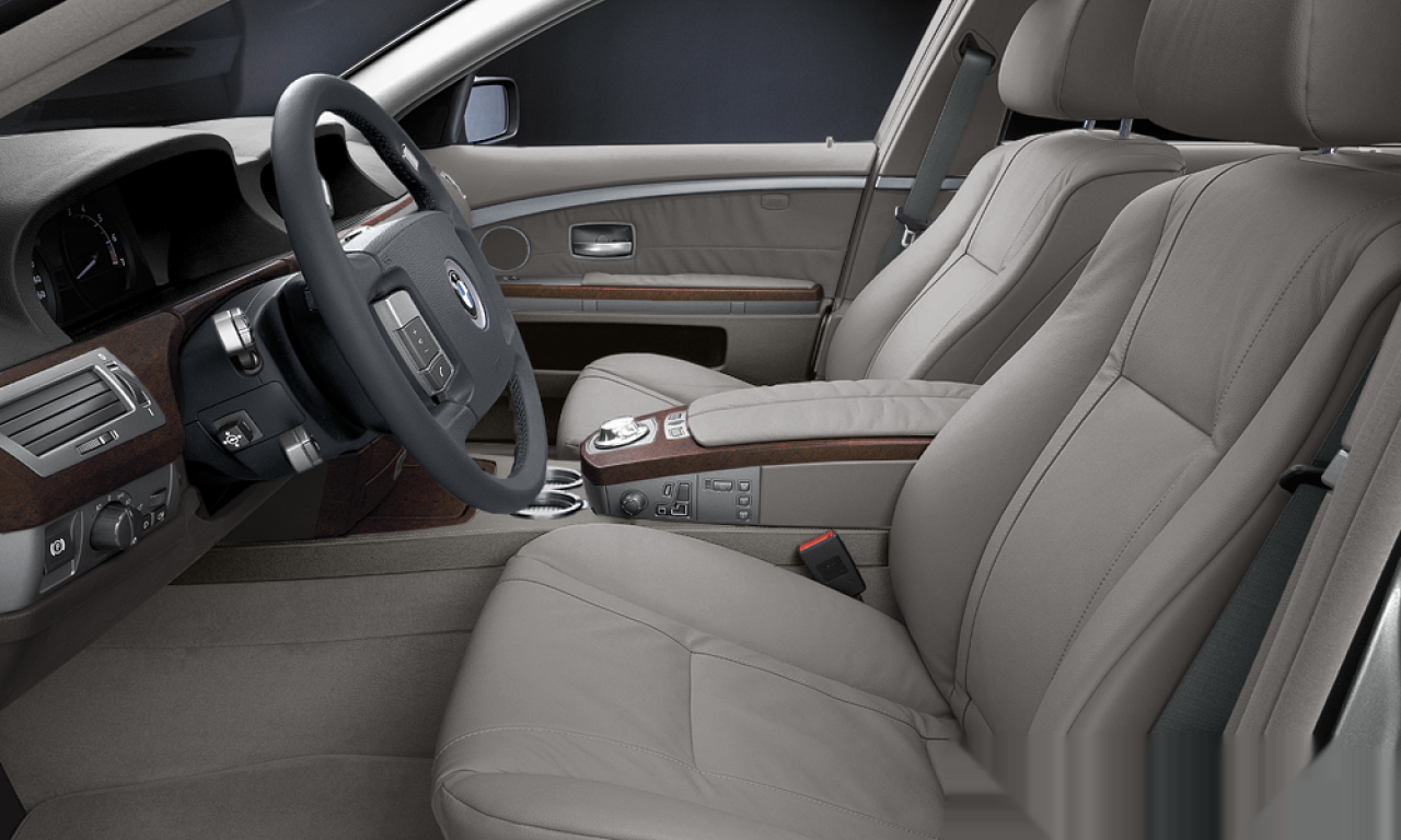 Interior of BMW 745Li (E66), VIN WBAGN61010DP95566