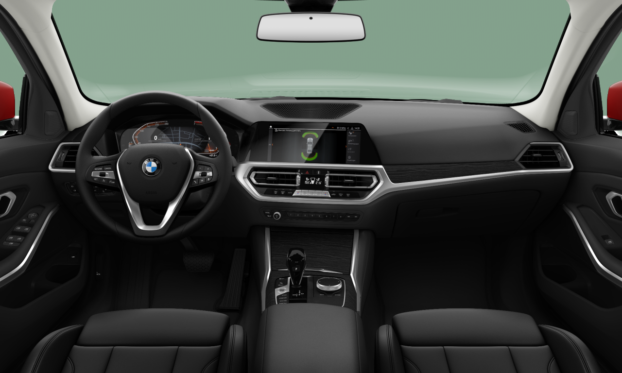Interior of 2019 BMW 320i (G20), VIN WBA5F31070FH88373