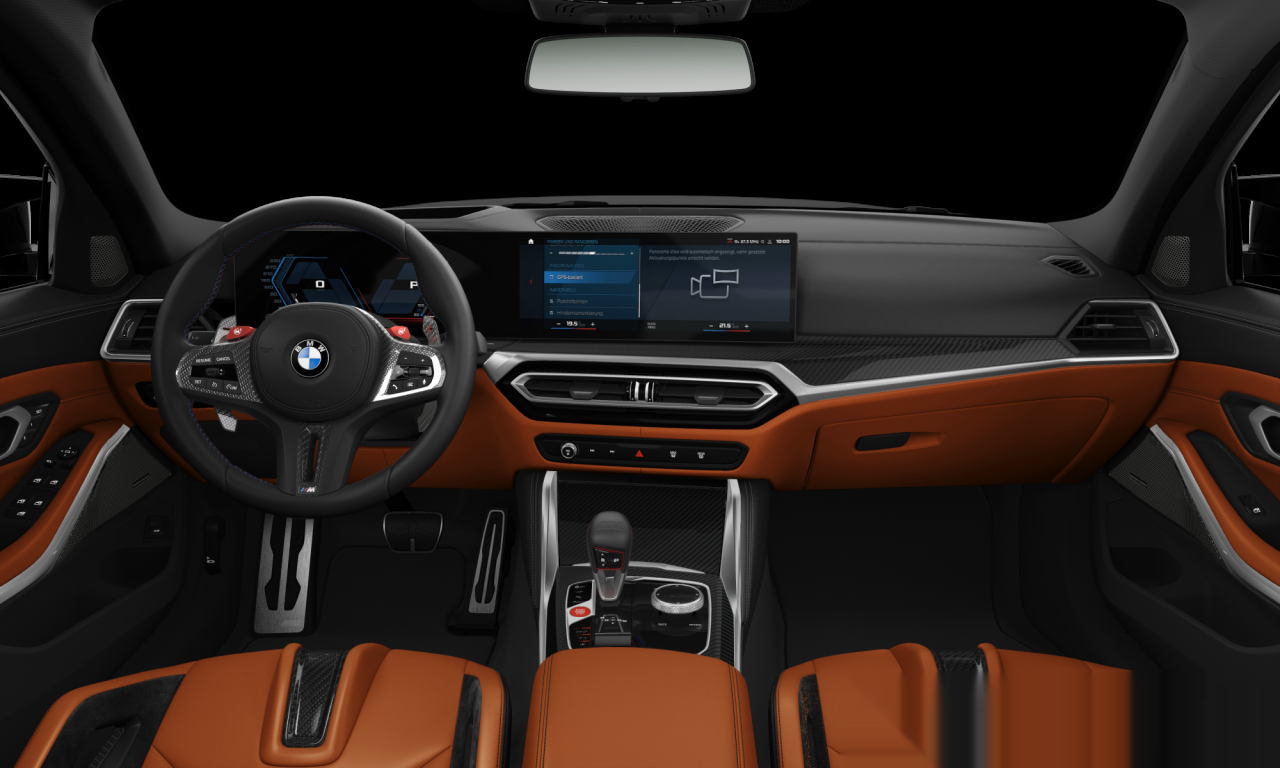 Interior of BMW M3 Competition (G80), VIN WBS31AY050FN31205