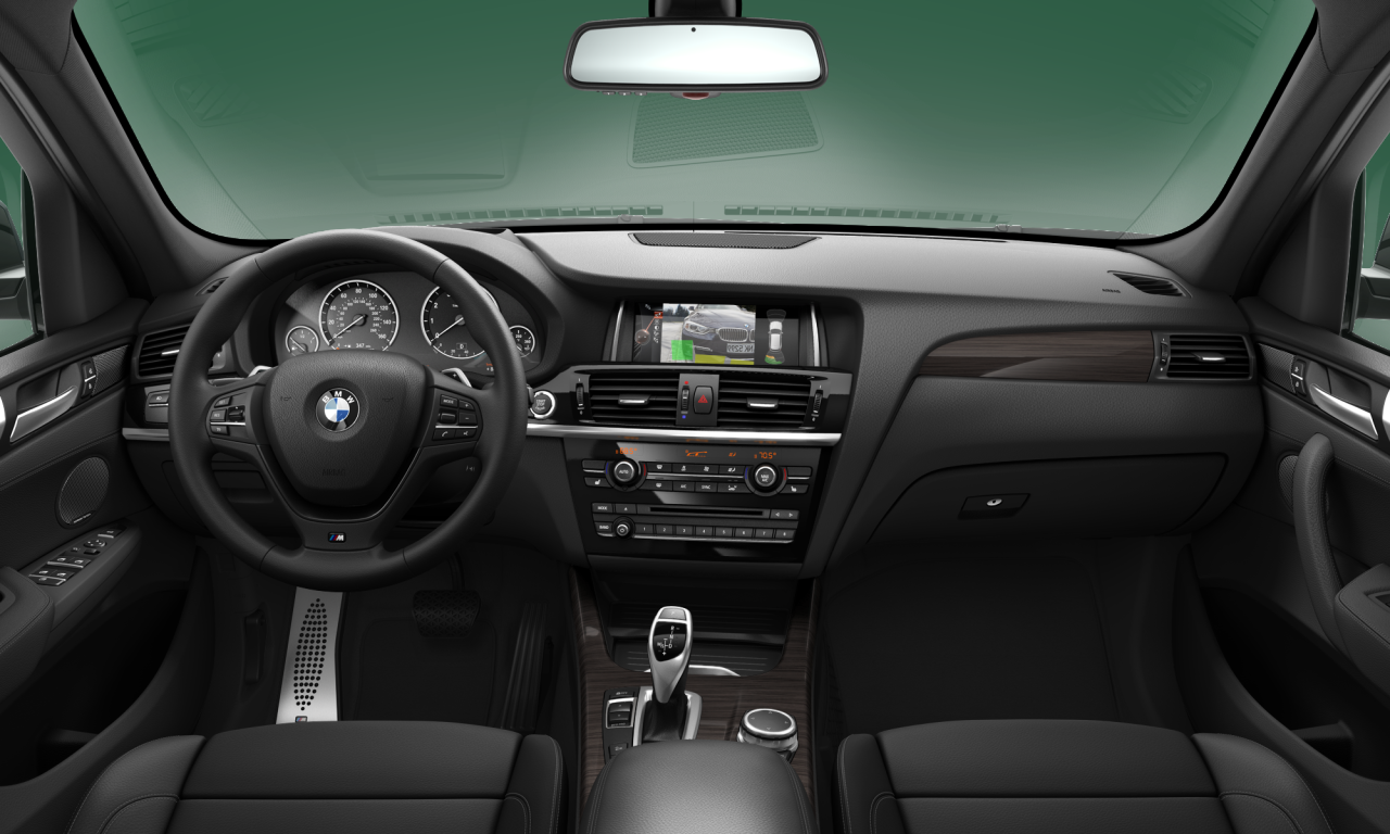 Interior of BMW X3 xDrive35i (F25), VIN 5UXWX7C52F0K32368