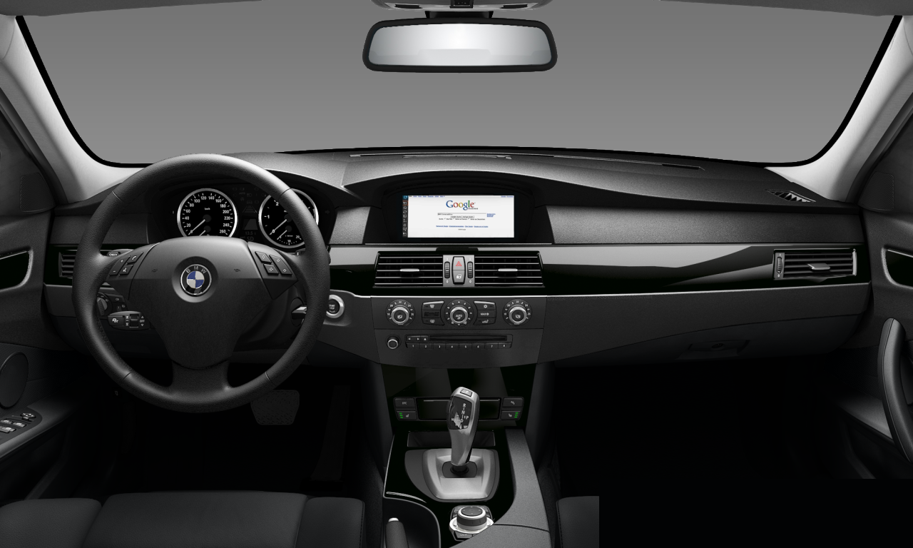Interior of BMW 520d (E60 (MUE)), VIN WBANX31060C178282
