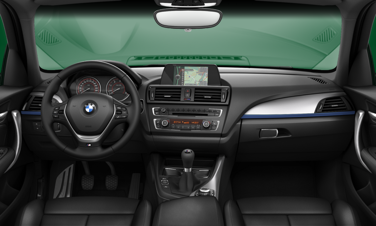 Interior of 2014 BMW 125d (F20), VIN WBA1C520X0E982190