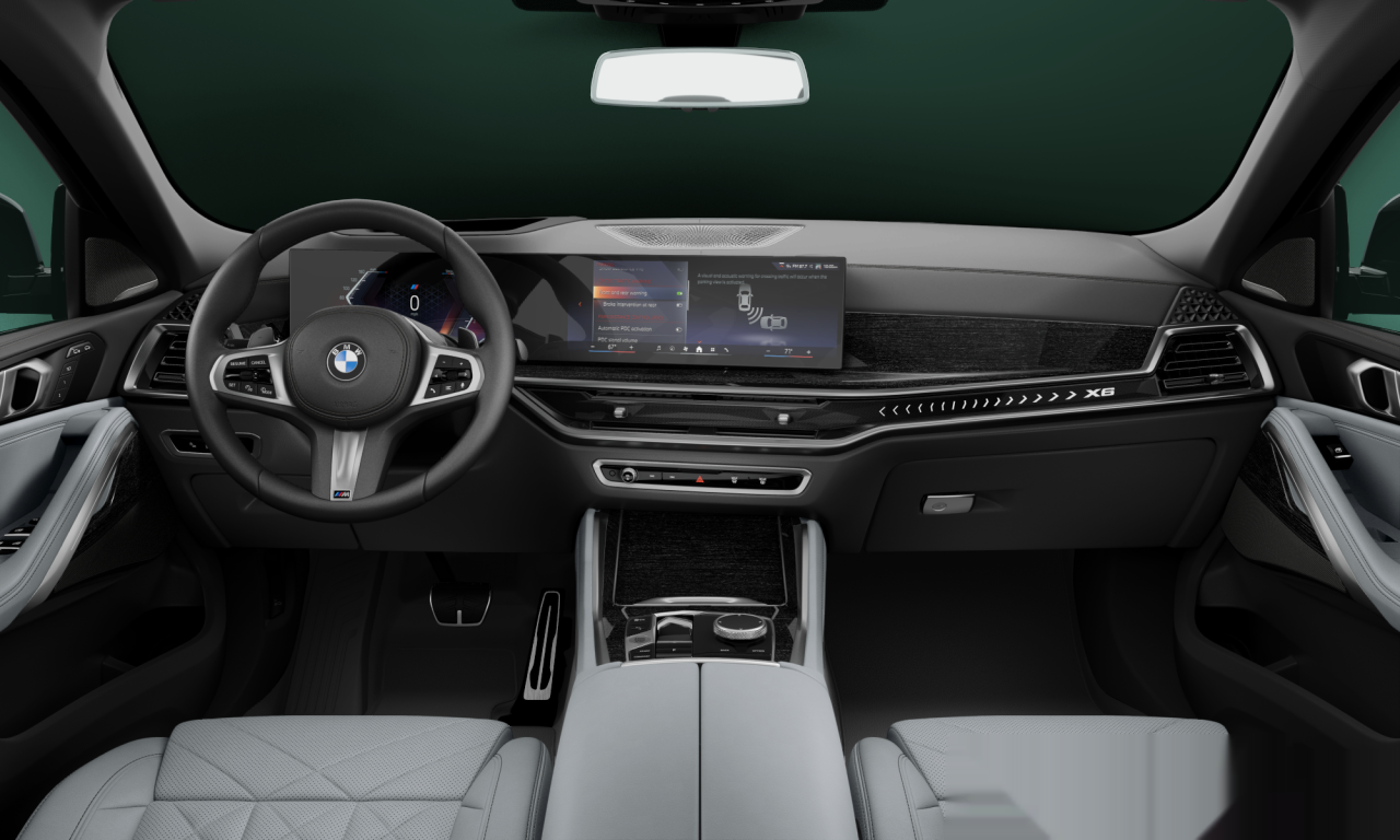 Interior of BMW X6 xDrive40i M Sport (G06 (MUE)), VIN 5UX33EX07S9Z49548