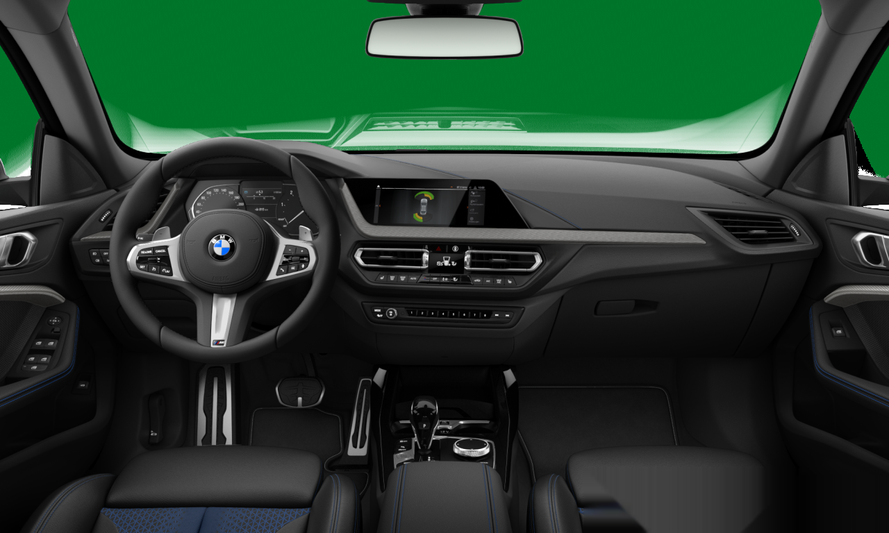 Interior of BMW 220d (F44), VIN WBA51AM0X07H35904
