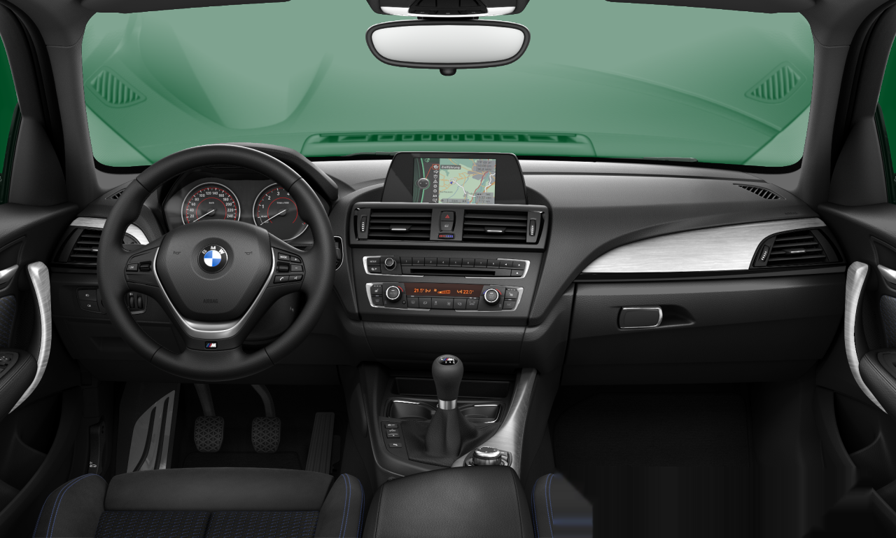 Interior of 2013 BMW 116i (F20), VIN WBA1A11040E926164