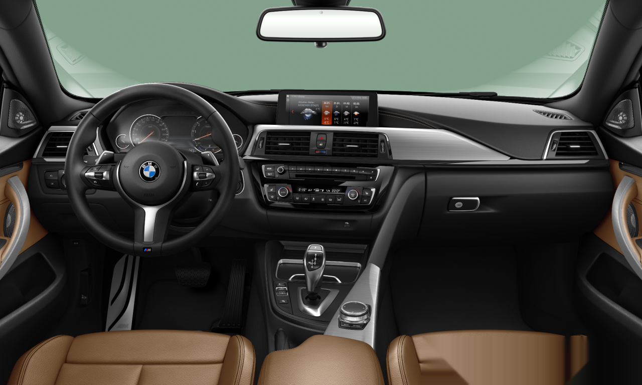 Interior of 2018 BMW 420i (F36 (MUE)), VIN WBA4H31050BM48651