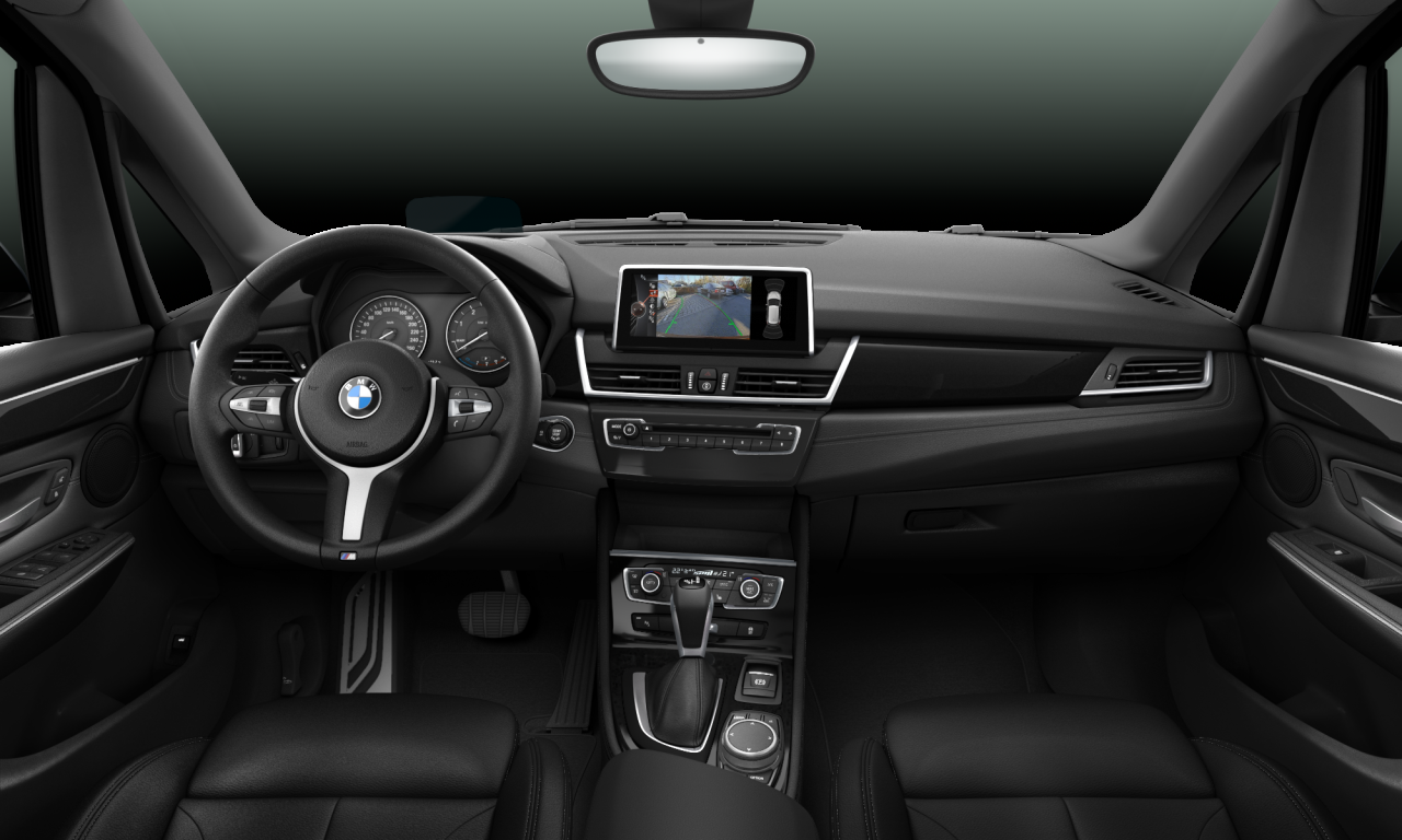 Interior of BMW 220d xDrive (F46), VIN WBA2D710505G17594