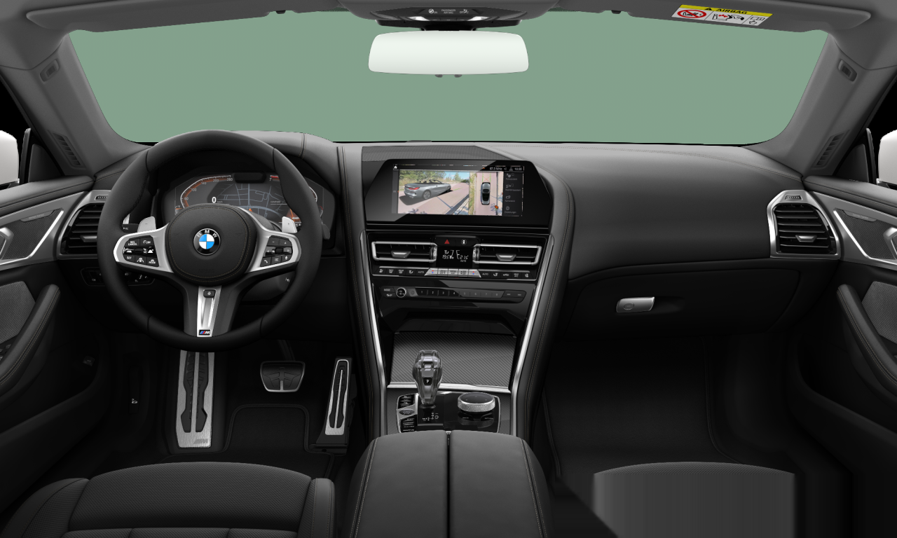 Interior of BMW 840i xDrive (G14), VIN WBADZ41090CG35536