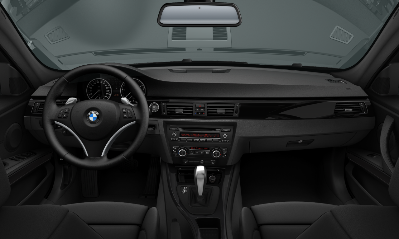 Interior of 2008 BMW 328xi (E90 (MUE)), VIN WBAPK73529A450987