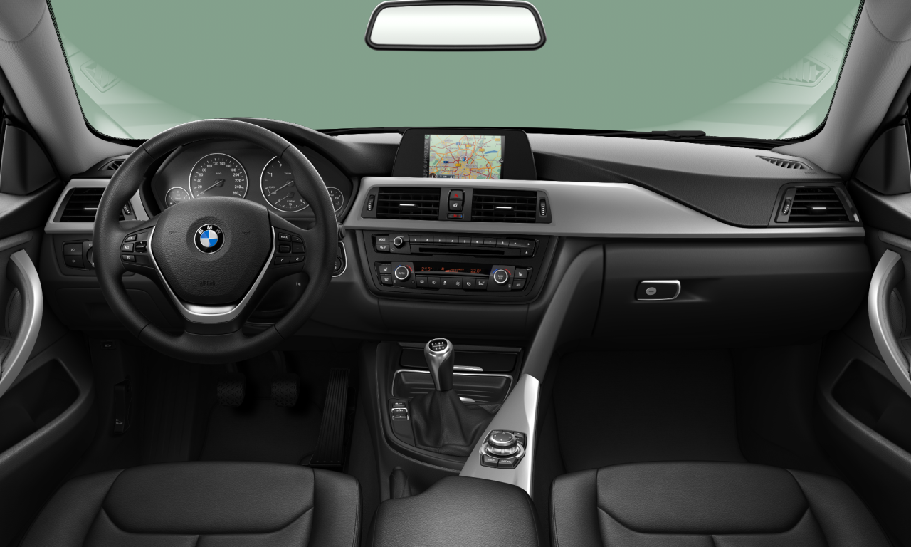 Interior of BMW 418d (F36), VIN WBA4D51030D424750