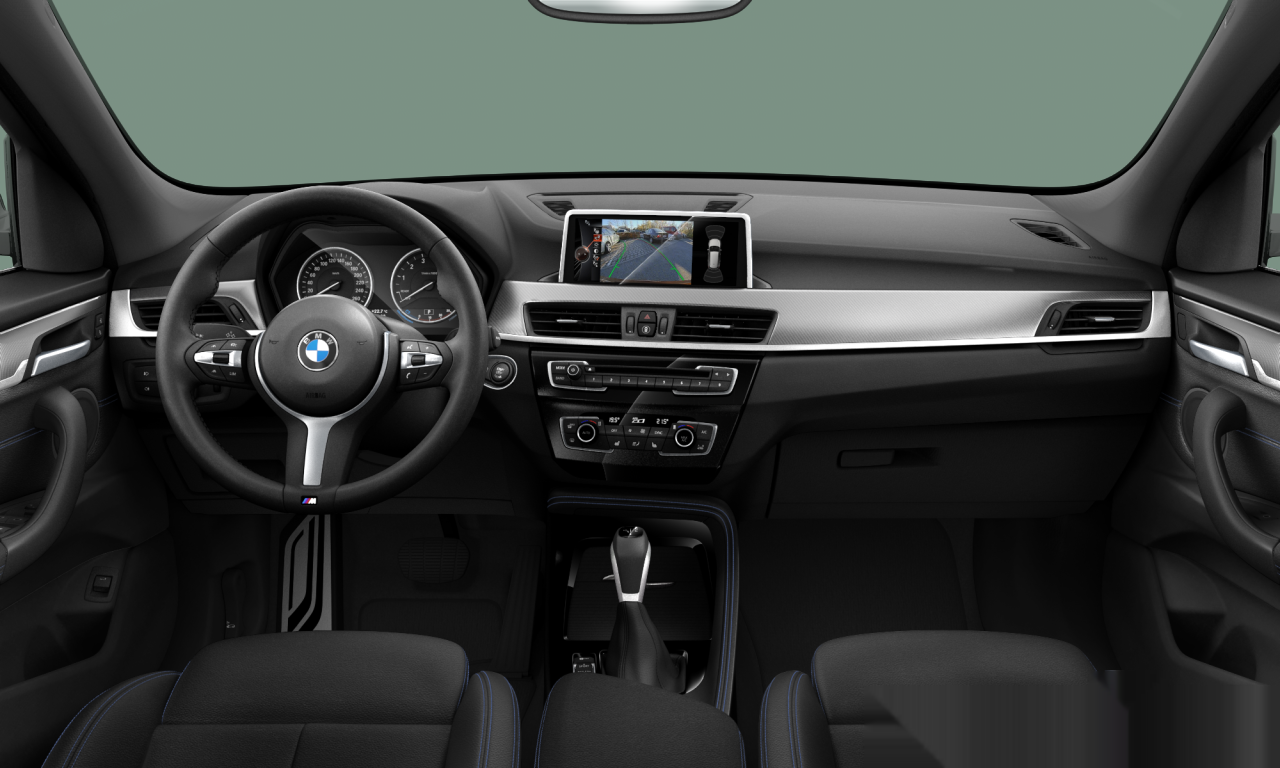 Interior of 2017 BMW X1 xDrive20i (F48), VIN WBAHS920105G64972