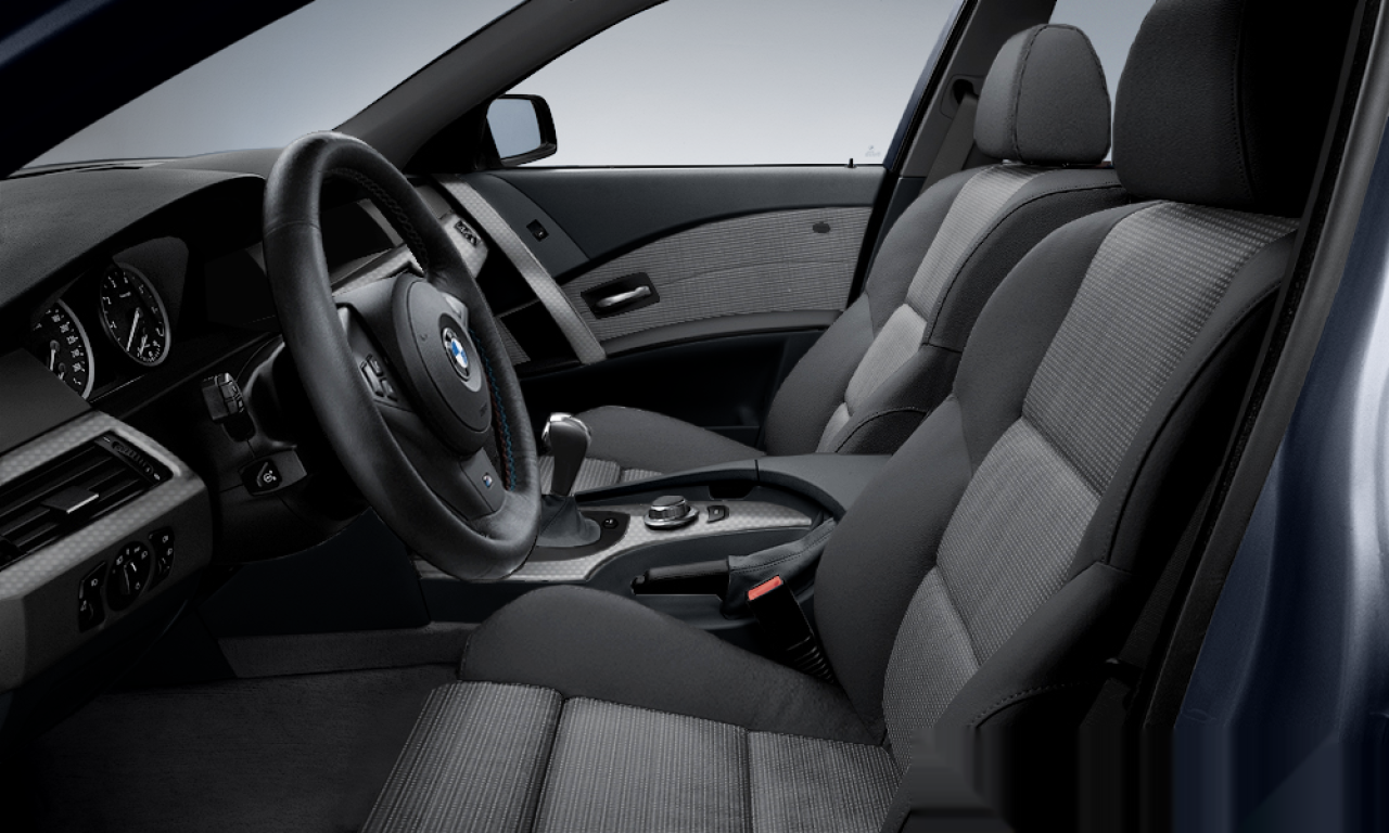 Interior of 2005 BMW 530d (E60), VIN WBANR71040CR00656