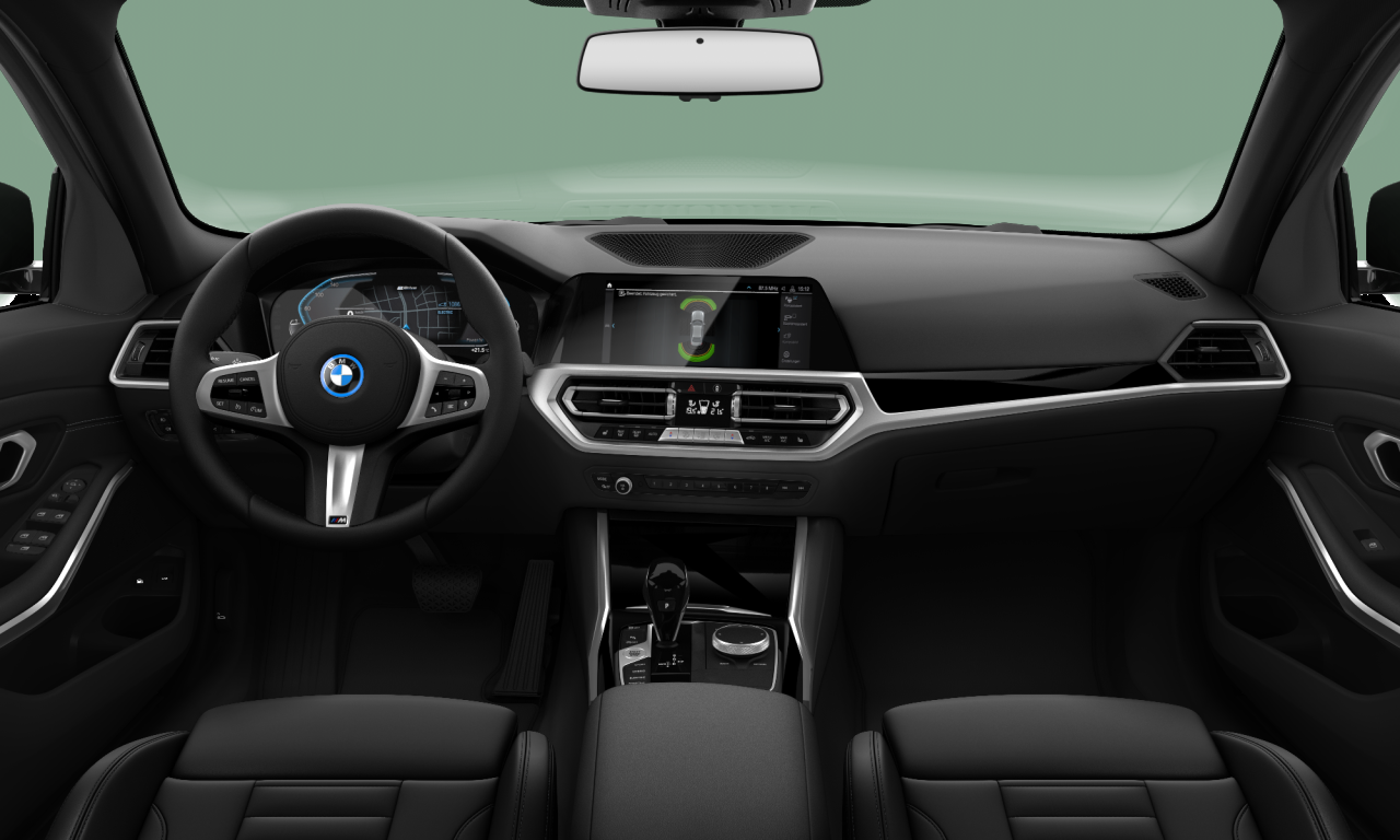 Interior of 2021 BMW 320e (G20), VIN WBA5Y91050FM04164