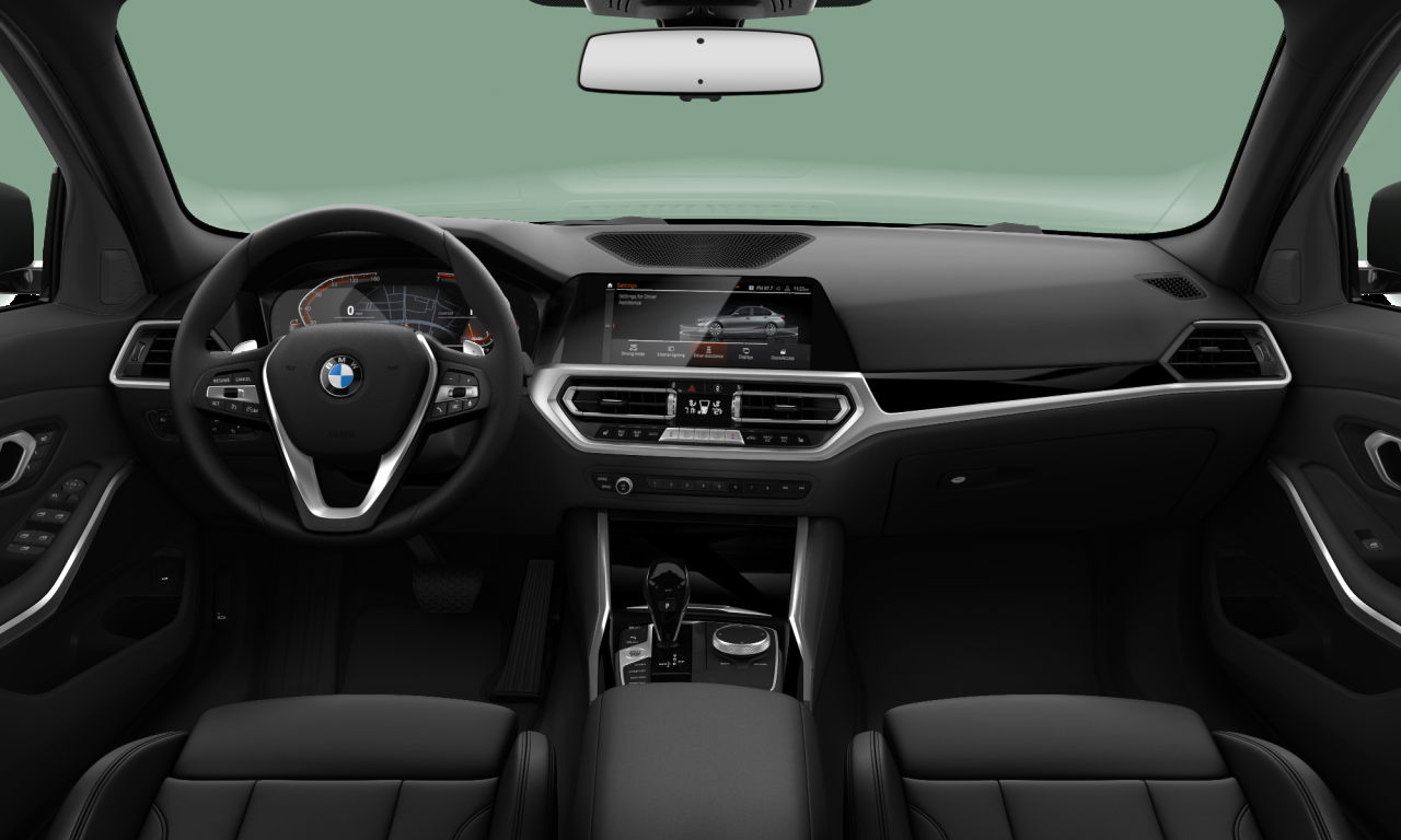 Interior of BMW 330i (G20), VIN WBA5R1C54KFH13332