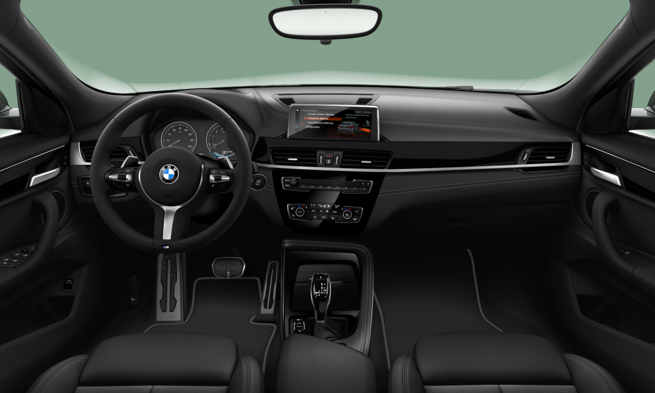 Interior of 2020 BMW X2 sDrive28i (F39), VIN WBXYH9C05M5S07457