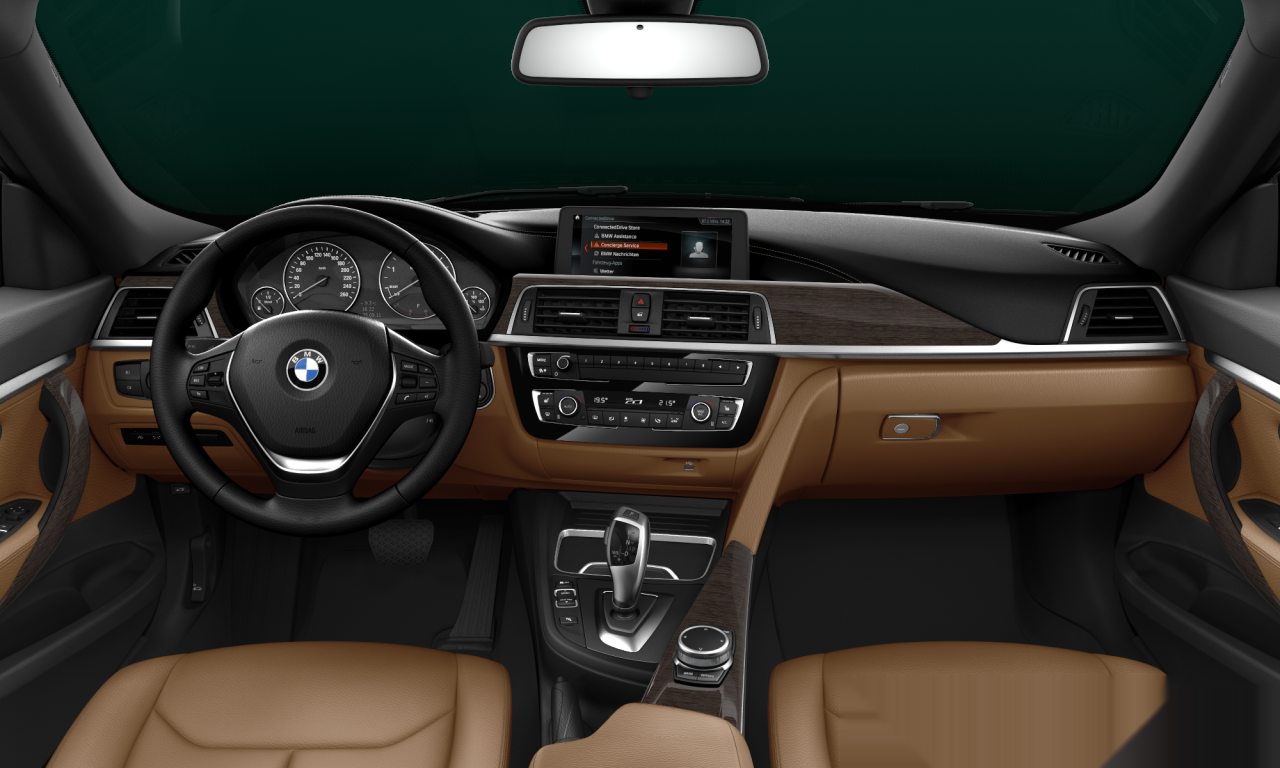 Interior of 2018 BMW 320d xDrive (F34 (MUE)), VIN WBA8T51030B343392
