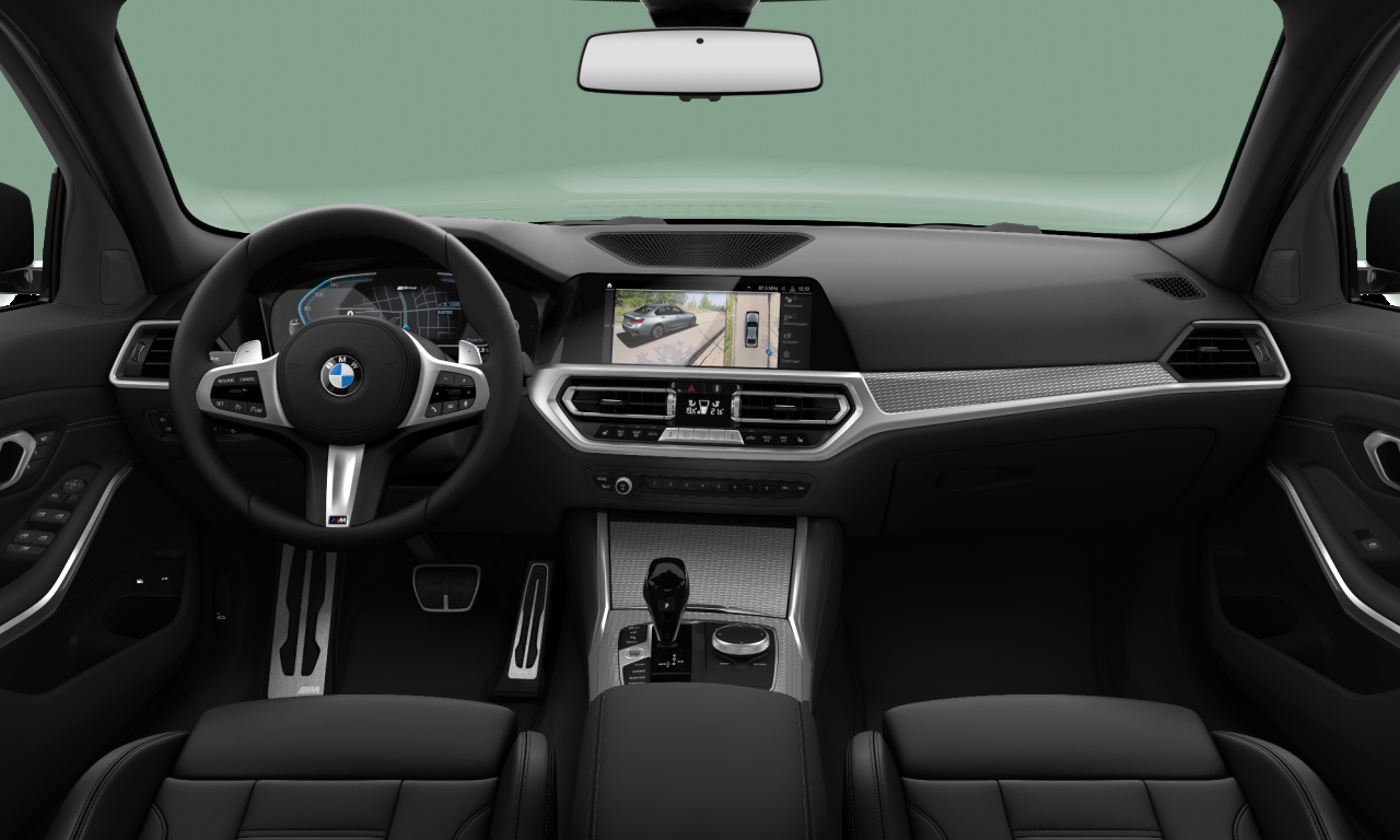 Interior of BMW 330e (G20), VIN WBA5P51010FK34641