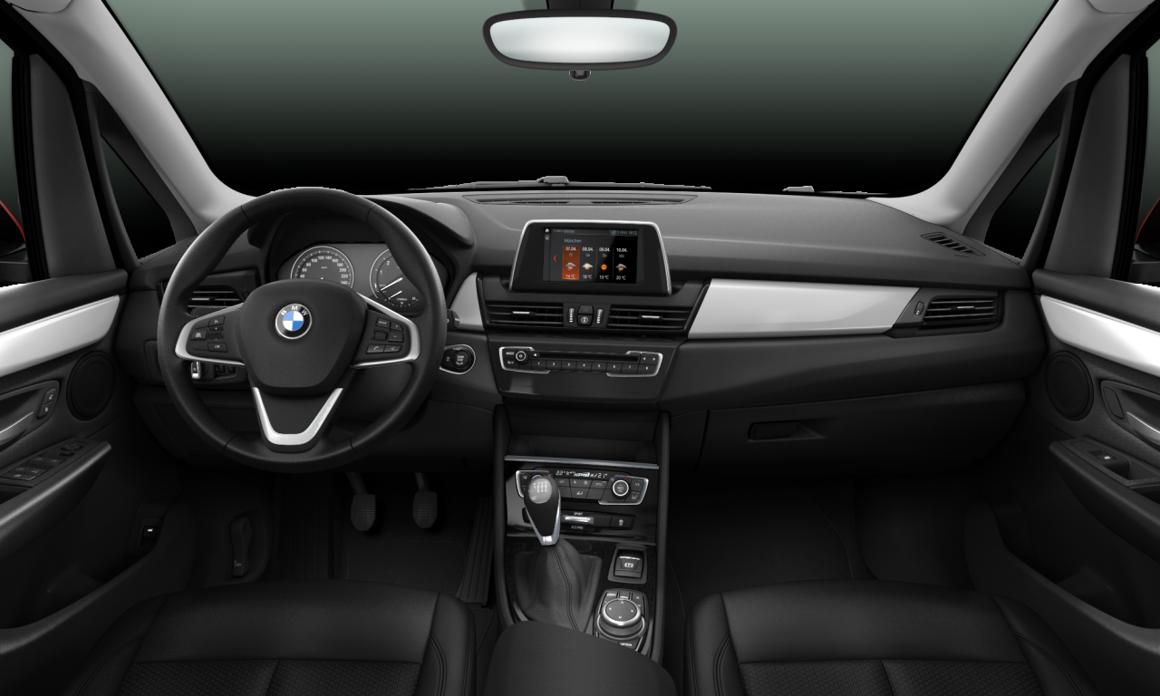 Interior of 2018 BMW 218i (F46 (MUE)), VIN WBA6V72020EM82021