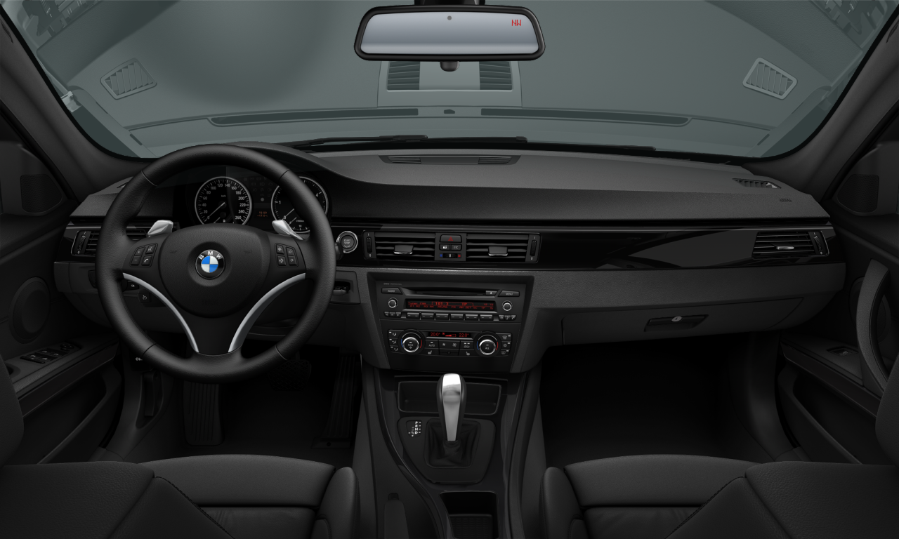 Interior of BMW 335d (E90 (MUE)), VIN WBAPN7C50AA266935