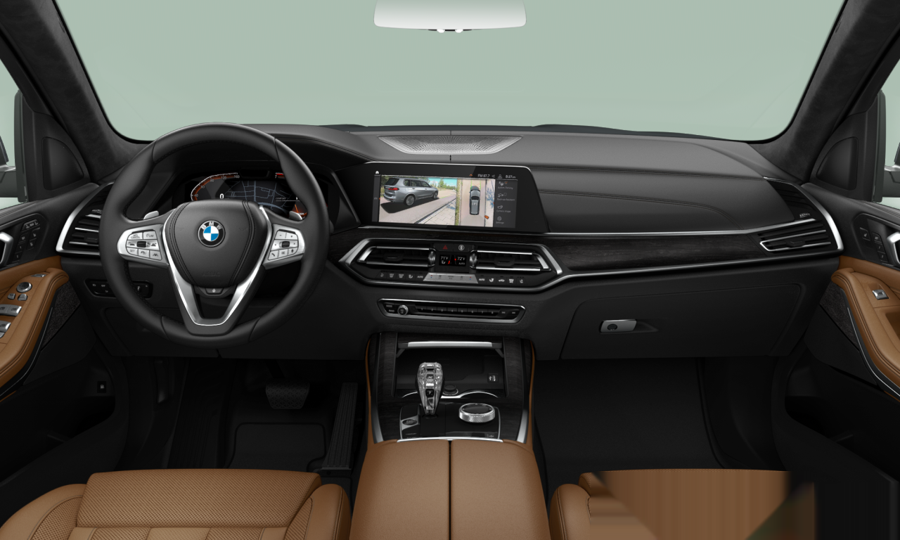 Interior of BMW X7 xDrive40i (G07), VIN 5UXCW2C04N9M14080