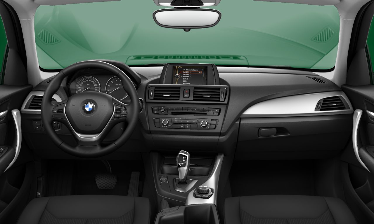 Interior of BMW 116i (F20), VIN WBA1A110X0E902239