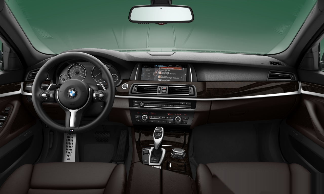 Interior of 2013 BMW 528i (F10 (MUE)), VIN WBA5A5C50ED020916