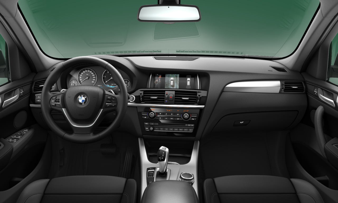 Interior of 2014 BMW X3 xDrive20d (F25), VIN WBAWZ510800M05743