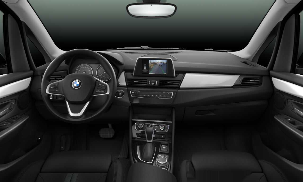 Interior of 2017 BMW 218i (F45), VIN WBA2A310407A60019