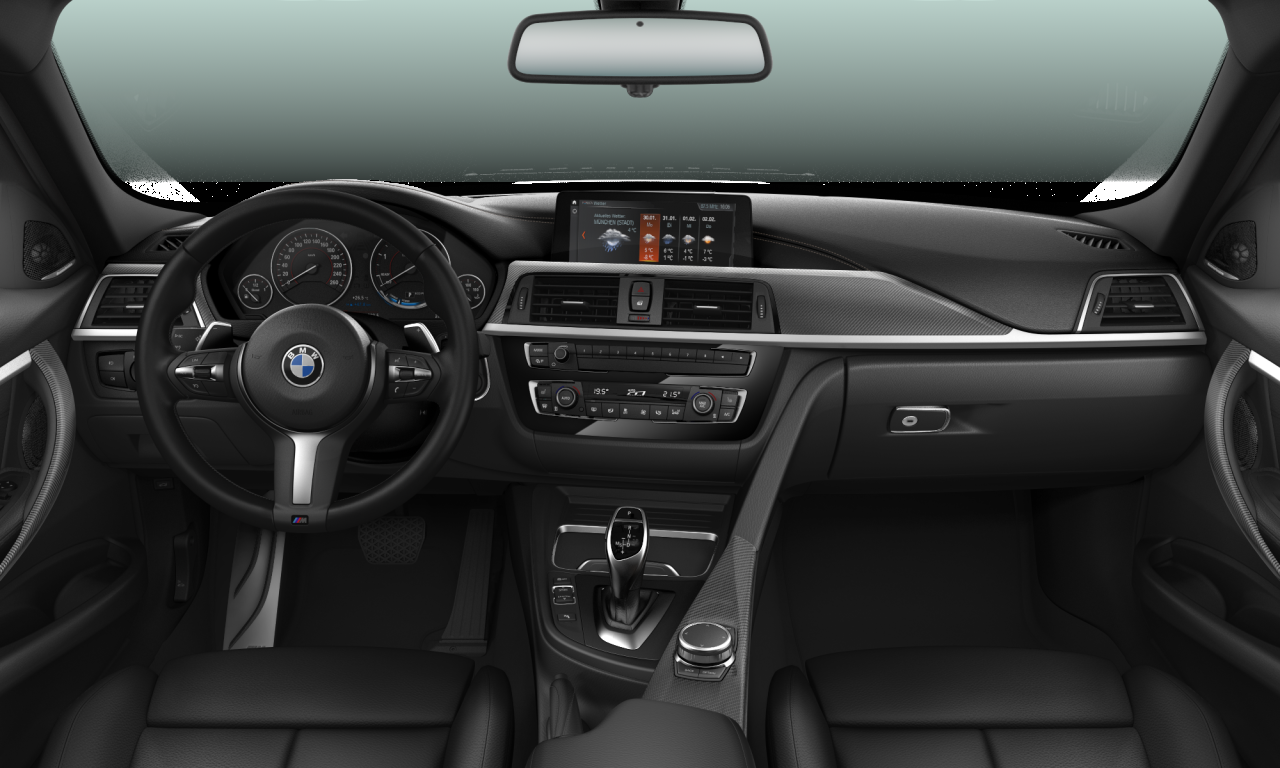 Interior of 2018 BMW 335d xDrive (F31 (MUE)), VIN WBA8L12080A482687