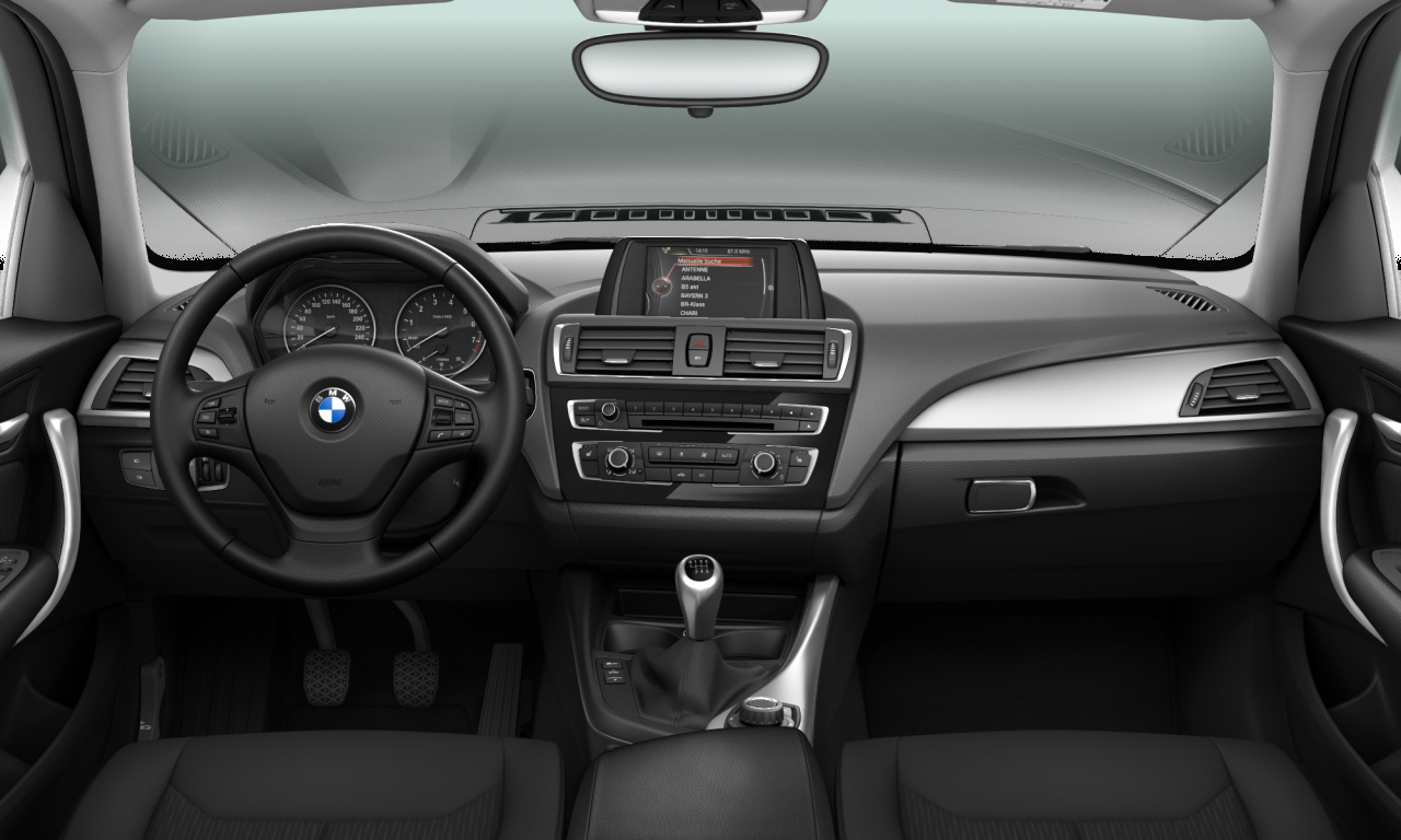 Interior of 2015 BMW 116i (F20 (MUE)), VIN WBA2R110605B81370