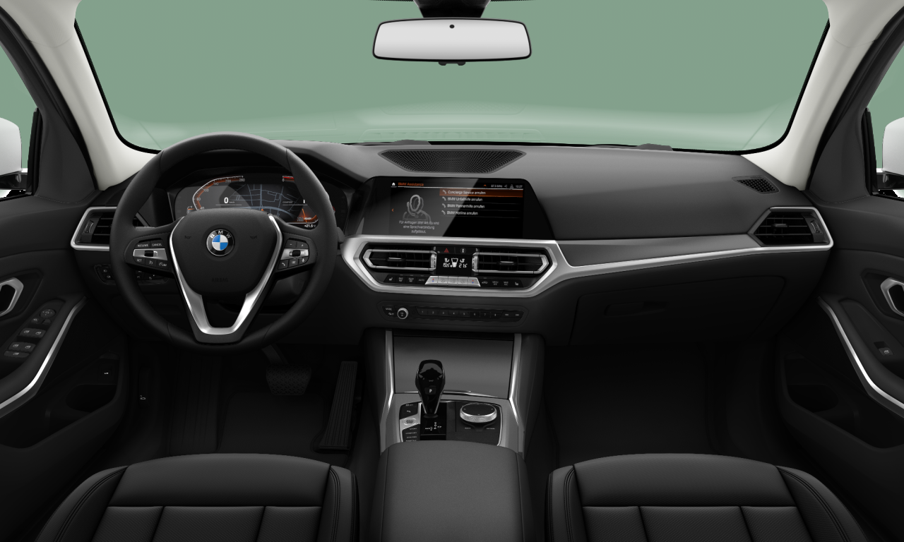 Interior of BMW 320d (G21), VIN WBA11DZ070FL11754