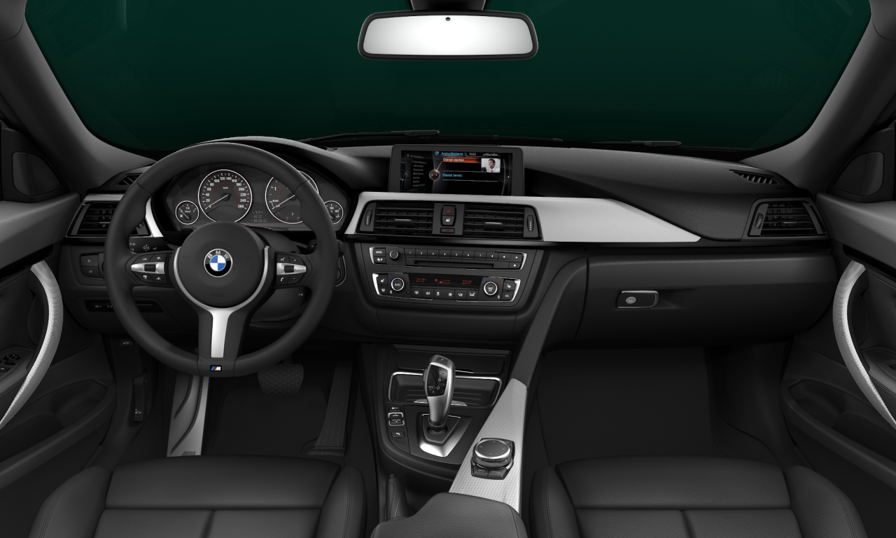 Interior of 2013 BMW 320d (F34), VIN WBA3Y31070D350110