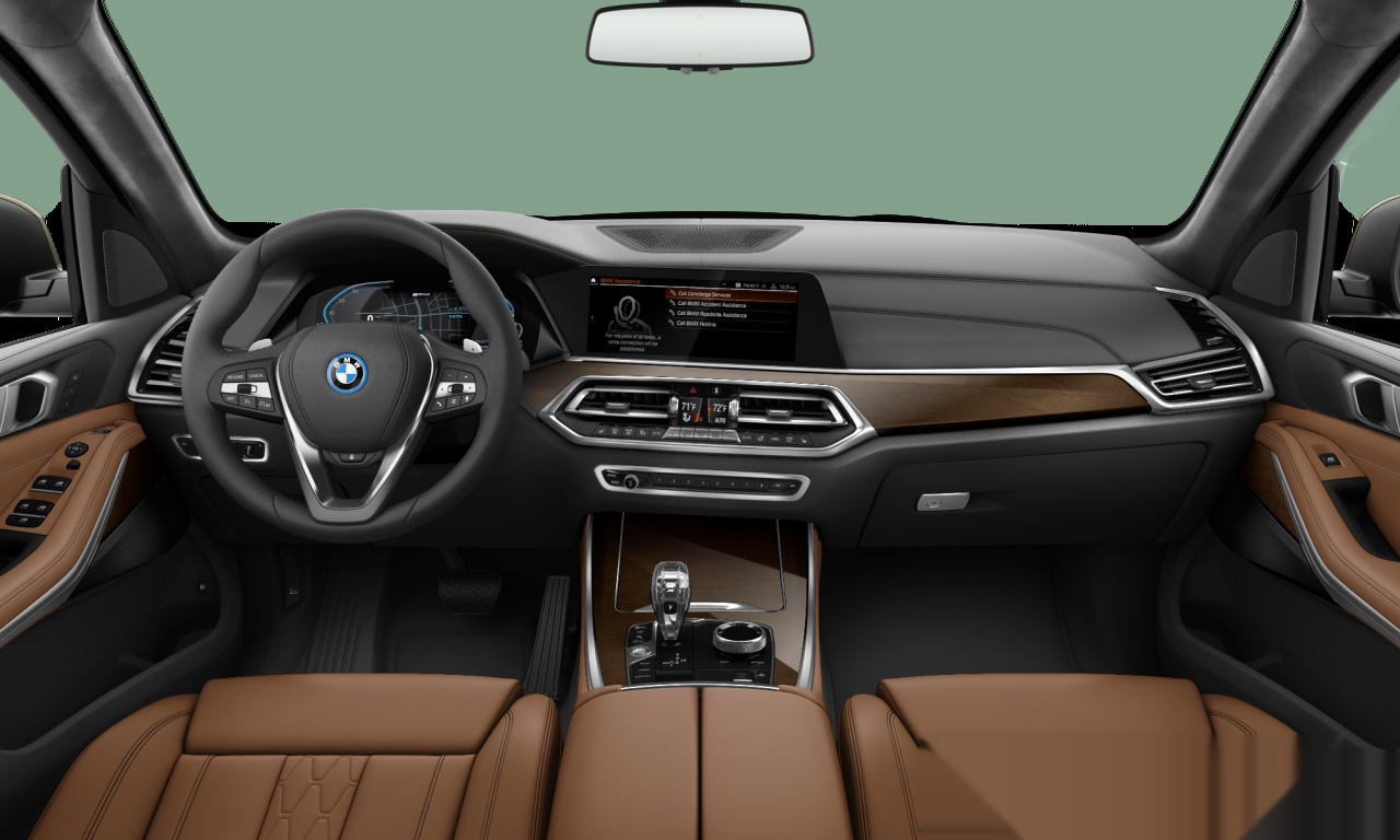 Interior of BMW X5 xDrive45e (Sports Activity Vehicle (5 Doors)), VIN 5UXTA6C08P9N48311