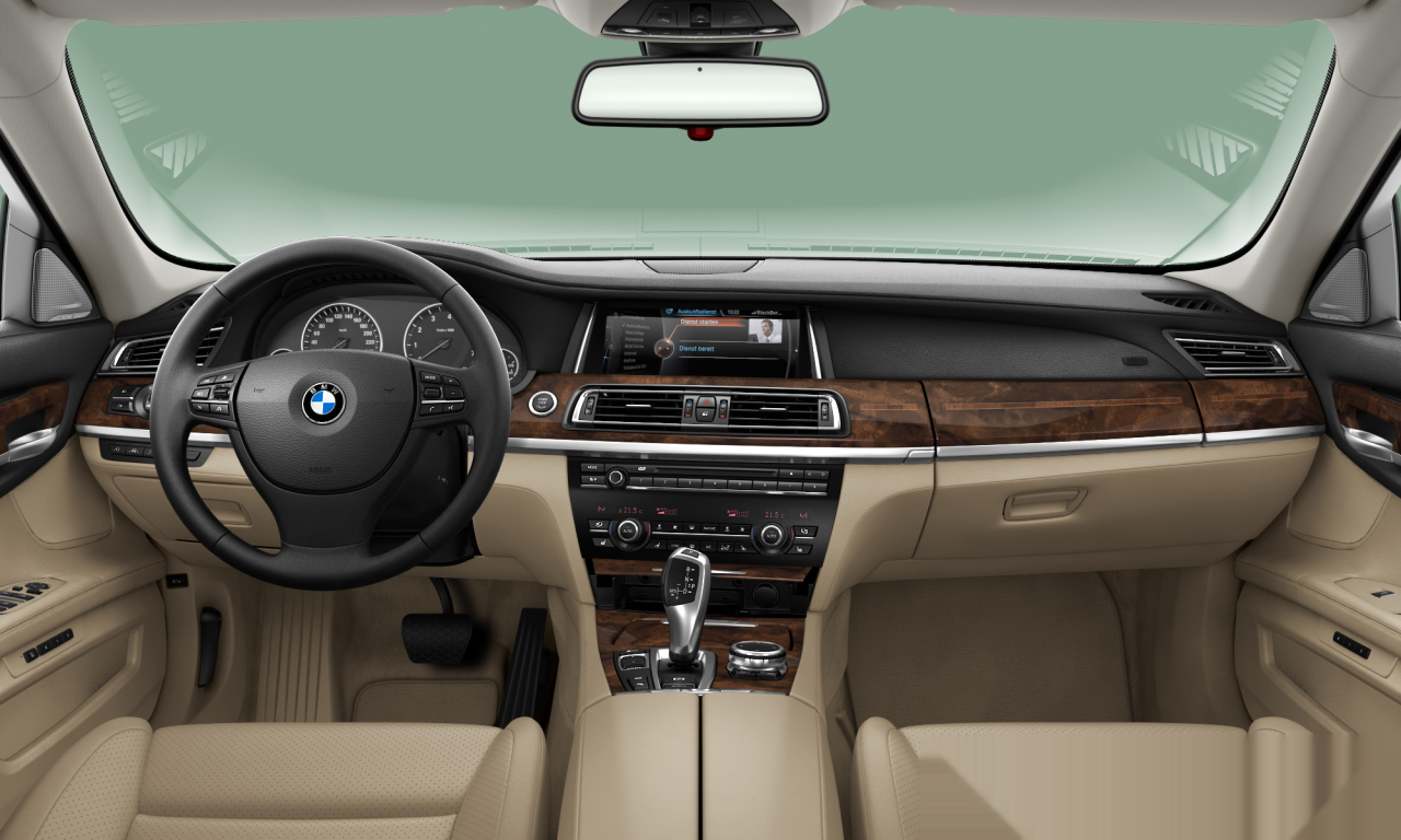 Interior of 2014 BMW ActiveHybrid 7 (F01 (MUE)), VIN WBAYA02040D365705