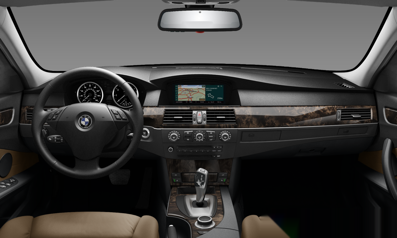 Interior of BMW 535i (E60 (MUE)), VIN WBANW13538CZ85144