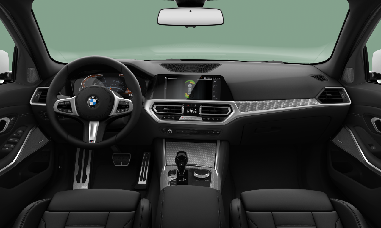 Interior of 2019 BMW 318d (G20), VIN WBA5V32060AF80368