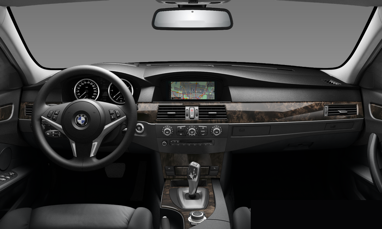 Interior of 2009 BMW 520d (E60 (MUE)), VIN WBANX31060C184499