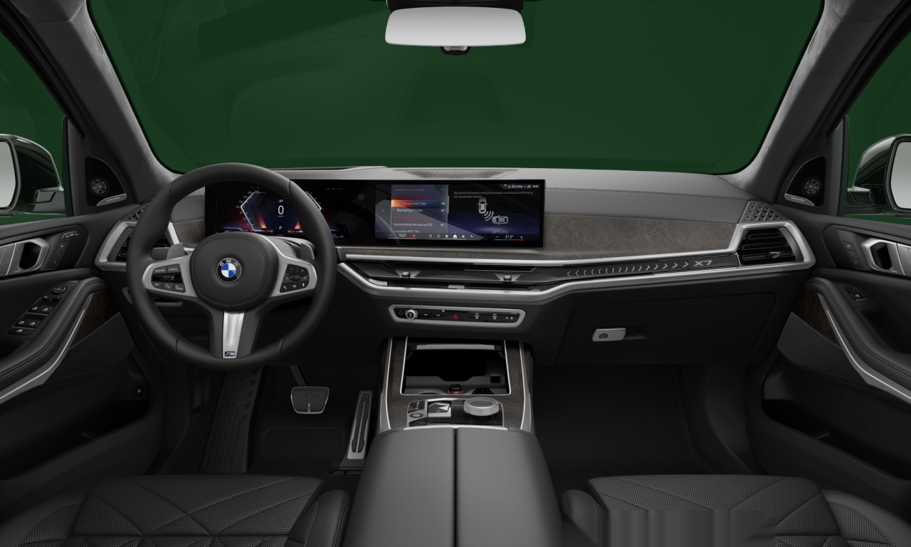 Interior of 2025 BMW X7 xDrive40i (G07 (MUE)), VIN WBA21EM0509203665
